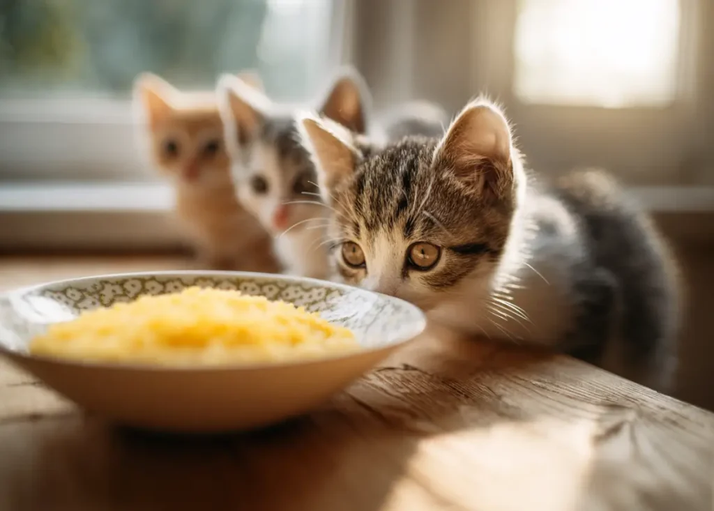 Da li mačići smeju da jedu palentu?